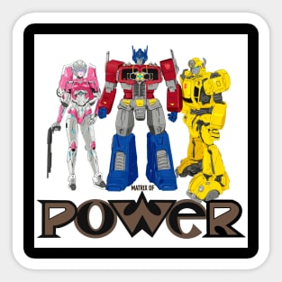 Transformers matrix of POWER version 1 Sticker